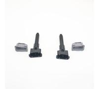 Rynplex for Infiniti, Q50 Q50L 2014 2015 2016 2017 Paraurti Anteriore Lampada della Luce della Testa Rondella Ugello di spruzzo Jet Tappo di Copertura Coperchio OEM 28641-4GA0A Ugello lavafari(4pcs)