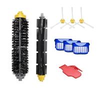 Rynplex for IRobot, Roomba Serie 675 650 690 600 Accessori Pezzi di Ricambio Kit di Ricambio for aspirapolvere Spazzola Laterale in setola Filtro HEPA Kit di Accessori per aspirapolvere Robot(MT)