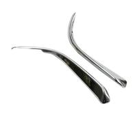 Rynplex For Mazda, for 3 M3 Axela 2017 2018, Copertura della lampada fendinebbia anteriore cromata, modanatura della palpebra del paraurti, modanatura della fendinebbia Copertura fendinebbia(2PCS-02)