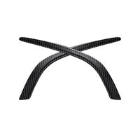 Rynplex For Mazda, for 6 Atenza M6 2017 2018 2019 Copertura della lampada della luce fendinebbia anteriore nera brillante Modanatura del paraurti Guarnisci Sopracciglio Palpebra Copertura fendinebbia(