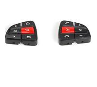 Rynplex For Mercedes, for Benz, W205 Classe 2015-2020 W253 GLC 2015-2021Interruttore Pulsanti di controllo Interruttore multifunzione Interruttore al volante(BLACK Black Red)