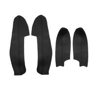 Rynplex For Nissan, for Qashqai, for J11 2016 2017 2018 Car Interior Maniglia della porta Pannello Bracciolo Copertura in pelle microfibra protettiva Rivestimento in pelle per interni auto(Schwarz)
