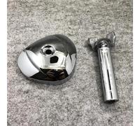Rynplex For Yecnecty VLX 400 600, for Steed, 400 600, tappo di copertura del carburatore for motocicletta, parti cromate, accessori, interruttore del serbatoio del carburante, maniglia Lucchetto per t