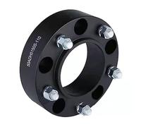 Rynplex Guarnizione for ruota auto 1 pz, for Land Cruiser, distanziali for Kit di allargamento 5x150 Hubcentric 110 Adattatore in alluminio 25-50mm Distanziali for Distanziale per ruote(BLACK 50mm)
