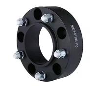 Rynplex Guarnizione for ruota auto 1 pz, for Lexus, for distanziali LX57 Kit di allargamento 5x150 Hubcentric 110 Adattatore in alluminio Distanziali 25-50 mm Distanziale per ruote(BLACK 25mm)