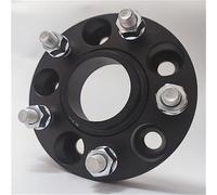 Rynplex Guarnizione ruota auto Distanziali allargati 5x114.3 Hubcentric 67.1 Kit flangia in alluminio Adattatore 15-30mm, for Kia, Bullone: M12x1.5 fori Distanziale per ruote(BLACK 25mm)