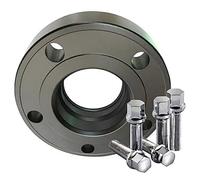 Rynplex Guarnizione ruota auto Distanziali Kit allargamento 5x100/5x112 Hubcentric 57.1 Adattatore in alluminio 15-25mm, for A1Per A2, for A3, for A4 Distanziale per ruote(BLACK 20mm)