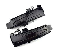 Rynplex Indicatore di direzione dinamico dello specchio luminoso, for, W176 W246 W204 W212 C117 X156 W221 W218 Spia luminosa per auto(Smoky black)
