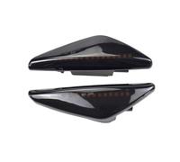Rynplex Indicatore di direzione dinamico Lampada segnalazione parafango laterale sequenziale Lampeggiante, for, X3 F25 X5 E70 X6 E71 E72 2008-2014 Spia luminosa per auto(Dynamic Smoked Type)