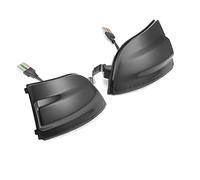Rynplex Indicatore di direzione dinamico Ripetitore specchietto retrovisore laterale sequenziale Lampada lampeggiante, for Ford, Focus, C-MAX MK2 2004-2008 Spia luminosa per auto