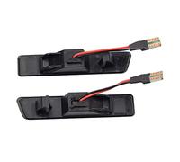 Rynplex Indicatori di direzione dinamici sul parafango, for, X5 E53 2000-2005 Lampada sequenziale a LED for indicatori laterali E36 1997-1999 Spia luminosa per auto(2PCS Dynamic Smoked)