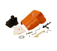 Rynplex Kit asta acceleratore alloggiamento filtro aria coperchio superiore, for STIHL, MS 017 018 MS170 MS180 Ricambi for motosega a benzina Filtro dell'aria