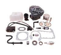 Rynplex Kit Bobina di accensione con pistone Cilindro da 49 mm, for STIHL, MS361 MS 361 Aria di aspirazione Filtro Olio combustibile Guarnizione di Tenuta Motosega Kit di ricostruzione del Motore