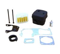 Rynplex Kit bullone vite staffa filtro aria carburante scarico silenziatore, for Husqvarna, 340 345 346 346XP 350 351 353 parti motosega da giardino Filtro dell'aria
