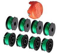 Rynplex Kit di Sostituzione, per Black And Decker SF-080 Trimmer Single | Line 20ft 0.080" GH3000 LST540 GH3000R, 90583594 Cap (8 linee, 1 tappo)