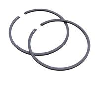 Rynplex Kit Fasce Elastiche 2 Pezzi 46mm X 1,5mm, for, for Husqvarna, 51 55, for,for Rancher, 257 357 XP EPA 359 Parte di Ricambio for Motosega 503289014 Anello del pistone della Motosega