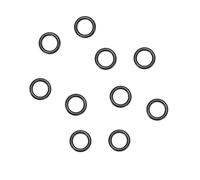 Rynplex Kit guarnizioni in silicone O-ring da 10 pezzi 2.884-312.0 for pulitore a vapore SC 1125 1200 1202 CT10 Aspirapolvere serbatoio 21 mm Parte del pulitore a vapore(Schwarz)