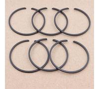 Rynplex Kit pistone Anello tagliaerba 2 Pezzi 34mm * 1.2mm, for decespugliatore Cinese 1E34F CG260 BC260 26CC Parti del Cilindro Trimmer Anello del pistone della Motosega(6PCS)