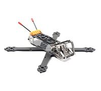Rynplex Kit telaio Freestyle da 5 pollici con braccio integrato for drone corsa FPV 4 mm Componenti per l'installazione di droni aerei
