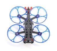 Rynplex Kit telaio in fibra di carbonio CK95 da 95 mm con condotti 4 pezzi RC FPV Racing Freestyle Droni 2 pollici 1104 1106 1204 1206 Componenti per l'installazione di droni aerei(Blue)