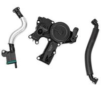 Rynplex Kit tubo flessibile di sfiato separatore olio sfiato basamento motore valvola PCV compatibile con bassa potenza, for VW, for Beetle, CC, for Jetta, for Passat, for, 1.8 2.0T A3 A4 A5 Q5 TT 06