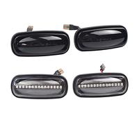 Rynplex Luce di posizione laterale a LED a scorrimento dinamico da 2 pezzi, for Land Rover, Discovery 1999-2004 Defender Freelander 1 2002-2005 Spia luminosa per auto(2PCS Dynamic Crystal)
