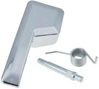 Rynplex Maniglia interna per porta, per Lincoln Mkx 2007 2008 2009 2010 2011 2012 2013 2014 2015 Interni sinistra destra cromata 7T4Z7822601BA Pannello di rivestimento interno della chiave(BLACK Left)