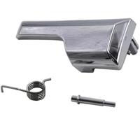 Rynplex Maniglia interna per porta, per Lincoln Navigator 2007 2008 2009 2010 2011 2012 2013 Sinistra Destra Interni cromati 8L1Z7821819A Pannello di rivestimento interno della chiave(BLACK Left)
