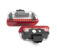 Rynplex Parte Luce di cortesia Porta Light Pannello Rosso Bianco Avvertimento, for Seat, for Alhambra 2010-2020 1K0947411A Luce Targa Auto