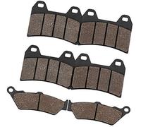 Rynplex Pastiglie freno anteriori e posteriori for moto, for VICTORY V92SC 2000-2003 Hammer 2005-2007 Hammer 2007 Pastiglie freno per moto(BLACK Front and Rear)
