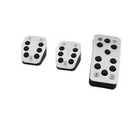 Rynplex Pedale Pad, for Focus, 2 3 4 MK2 MK3 MK4 2005-2018, for Kuga Auto Car Accelerator Pedale Freno Frizione Pedali Poggia Pedale Copertura Pedale della frizione(BLACK 3 PIECE MT)