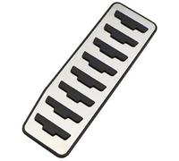 Rynplex Pedale Pad, for Land, for Rover, for Freelander 2 LR2 2008 2009 2010 2011 2012 2013 2014 Carburante Acceleratore Freno Pedali Piastra Pad Copertura Pedale della frizione(BLACK 1piece Rest)