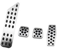 Rynplex Pedale Pad, for Opel, for Vauxhall, for Zafira, for Tourer C 2011-2014 2015 2016 2017 2018 2019 Freni a gas AT MT Car Pedale della frizione(BLACK 4 piece)