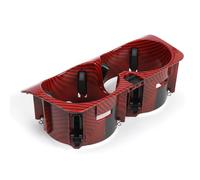 Rynplex Portabicchieri for console centrale auto, for Mercedes-Benz, for W205 W253 W213 for for Ricambi Inserto portabicchieri sostitutivo(Rot)