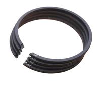 Rynplex Set di Fasce Elastiche for pistone 4 Pezzi 36 mm x 1,5, for Ricambio for Motosega 009 010 AV 1120 034 3001 Anello del pistone della Motosega