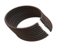 Rynplex Set di Fasce Elastiche for pistone da 10 Pezzi, for BR400 SR400 MS290 MS191 034 028 029 Parti del Ventilatore della Motosega 46mm x 1,5mm Anello del pistone della Motosega