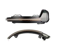 Rynplex Specchietto retrovisore for auto Indicatori di direzione Luci for modificate Streamer laterali gialle, for Volkswagen, for MK2 2017-2019 Spia luminosa per auto