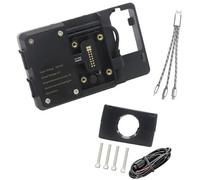 Rynplex Supporto for telefono for moto 12MM 22MM Supporto for navigazione con ricarica wireless, for MULTISTRADA, for ENDURO 1200 950 1200S 2015 2016 2017 Supporto adattatore Supporto per telefono da