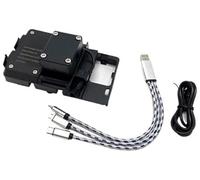 Rynplex Supporto for telefono for moto, for CRF1000L, for Africa, for Twin CRF1000L 2016 Supporto for telefono cellulare USB Supporto for caricabatterie for moto Supporto di navigazione Ricarica USB S