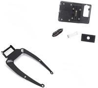 Rynplex Supporto for telefono GPS Moto, for NMAX 155, for NMAX 125 2015-2020 Supporto for supporto di navigazione for telefono GPS for moto con ricarica wireless USB Supporto per telefono da moto(BLAC
