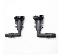 Rynplex Ugelli spruzzatori a Getto lavafari Anteriori da 2 Pezzi, for Saab, 9-3 9-3X 2004-2011 OE 9186049 9186050 Ugello lavafari