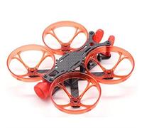 Rynplex X95 95mm 2 pollici Micro, for MINI, Kit telaio FPV in fibra di carbonio BetaFPV Cine Whoop RC Drone Racing Componenti per l'installazione di droni aerei(Rot)