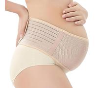 Rynvarl Cintura maternità 120 cm, supporto addominale e lombare - Cintura regolabile per gravidanza per donne in gravidanza - Comfort per l'uso quotidiano, guida, recupero post-parto, tintura
