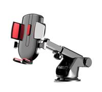 RYNVRNCOE Supporto Per Telefono Da Auto Con Ventosa Potente Telescopico Girevole A 360°(Red)