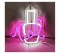 Rynzo luci al neon per feste Chiodi per insegna al per neon LED luce dimmerabile per alimentazione per USB per salone di bellezza unghie