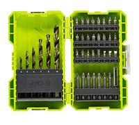 Coffret antichocs empilable RYOBI 38 accessoires de perçage-vissage - porte embouts RAK38SDD