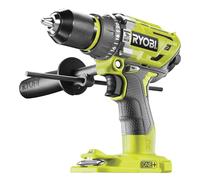 Ryobi 5133003941 R18PD7-0 - Trapano avvitatore a percussione, 18 V, funzionamento a percussione, senza batteria, mandrino a chiusura rapida, illuminazione a LED