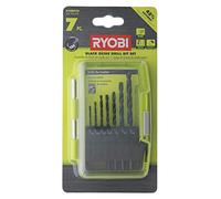 Ryobi A10D07G set di punte per trapano, 7 pz, colore: Nero