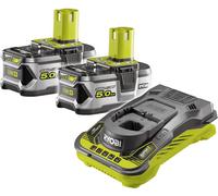 RYOBI - Batteria da 18 Volt ONE+ 5,0 Ah agli ioni di litio - Compatibile con