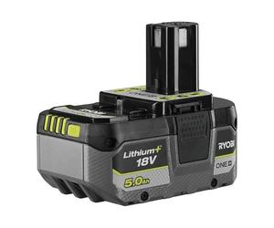 RYOBI - Batteria da 18 Volt ONE+ 5,0 Ah agli ioni di litio - Compatibile con tutti gli strumenti 18 V ONE+ e 100% retrocompatibile - Elevata durata e prestazioni - RB18L50
